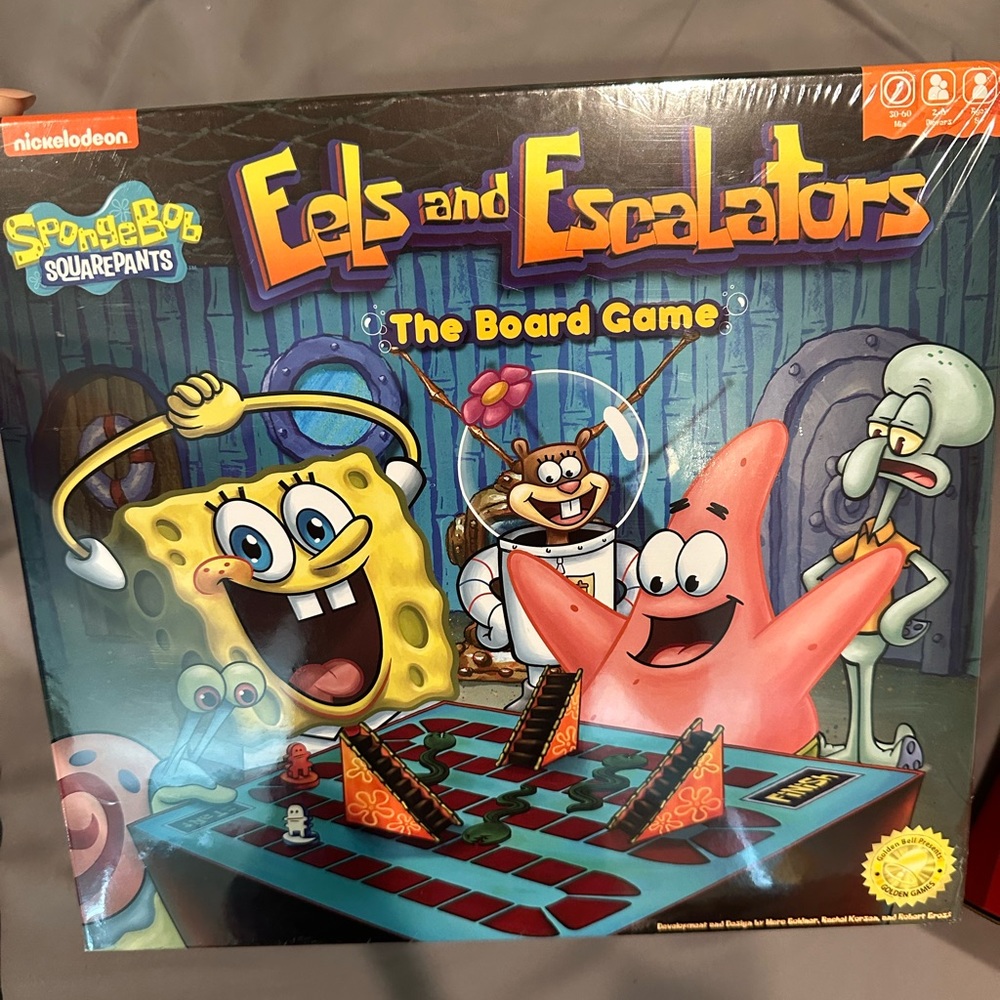 Eels and escalators spongebob board game!